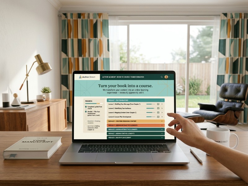 Book-to-Course companion mockup